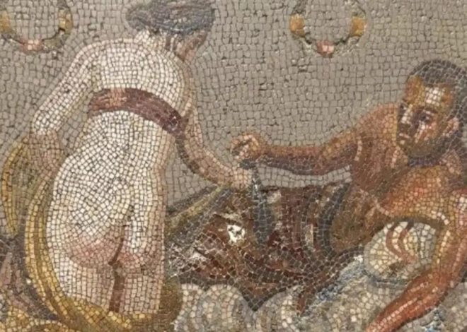 El legado incómodo de un capitán nazi: un mosaico erótico robado en la Segunda Guerra Mundial vuelve por fin a Pompeya
