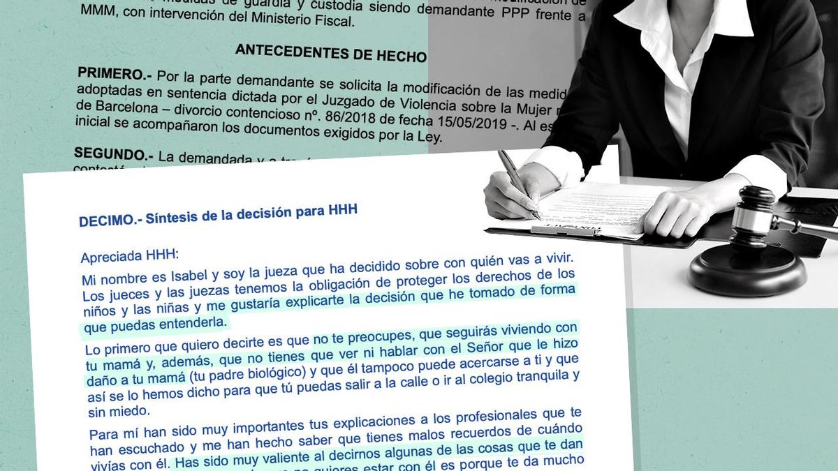 Las juezas que escriben cartas a los niños para que entiendan sus sentencias: «He decidido que sigas viviendo con tu mamá»