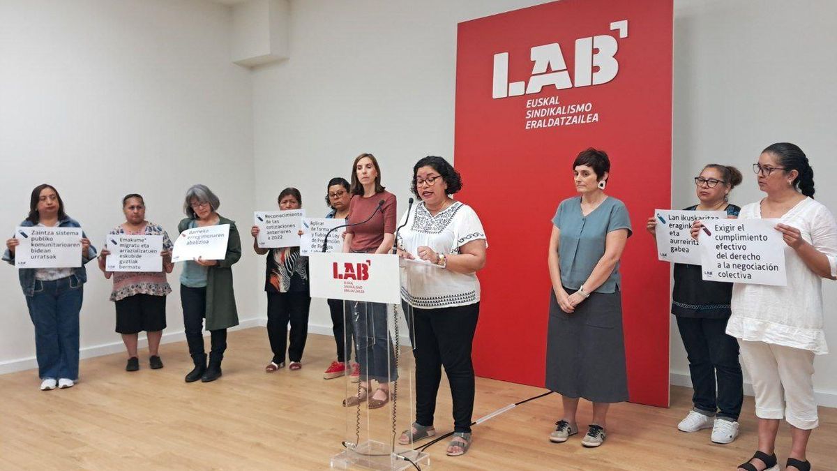 Trabajadoras del hogar en Euskadi llevan su «explotación laboral» a los tribunales: «Estamos organizadas para dejar de ser esclavas»