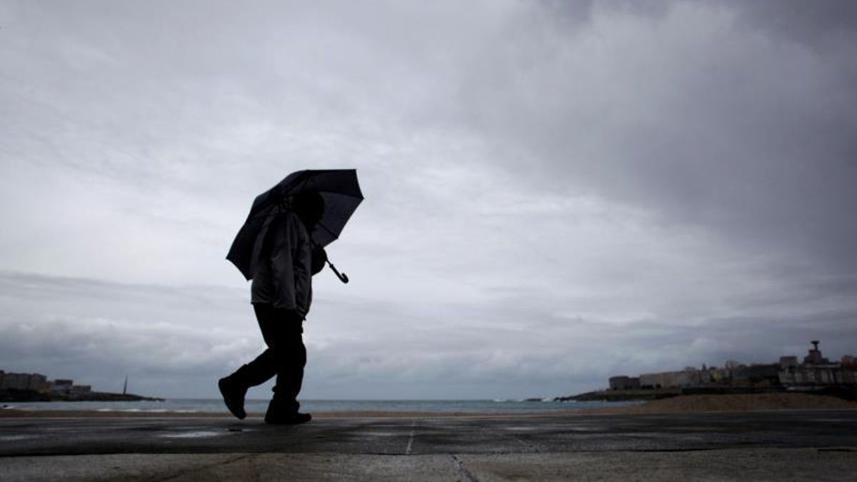 Las lluvias bajan intensidad y se quedan en Galicia y el Cantábrico en una jornada de descenso de temperaturas