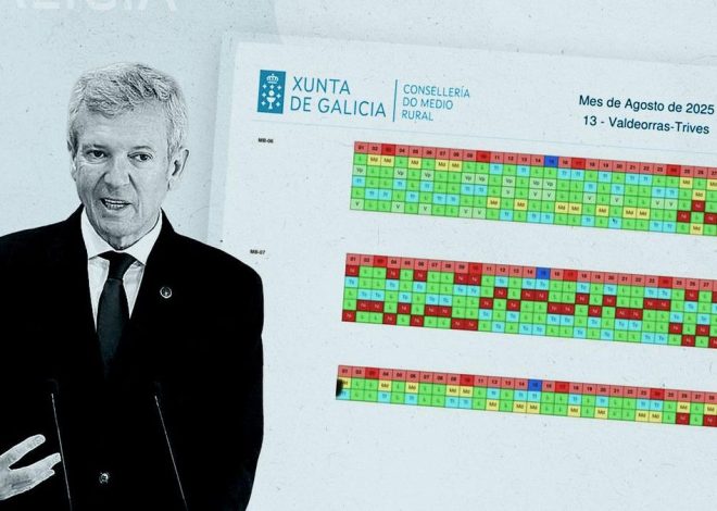 Los partes internos de los bomberos forestales gallegos que desmienten a Alfonso Rueda