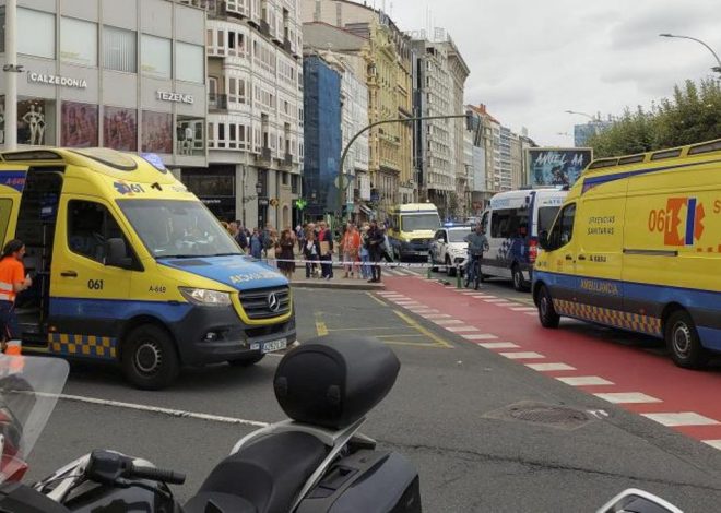 Detenido un conductor en A Coruña tras un atropello múltiple con seis heridos