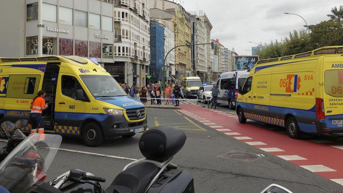 Detenido un conductor en A Coruña tras un atropello múltiple con seis heridos