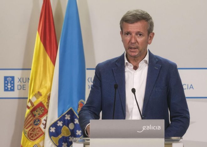 Alfonso Rueda apunta a la «intencionalidad humana» como la principal causa de la ola de incendios