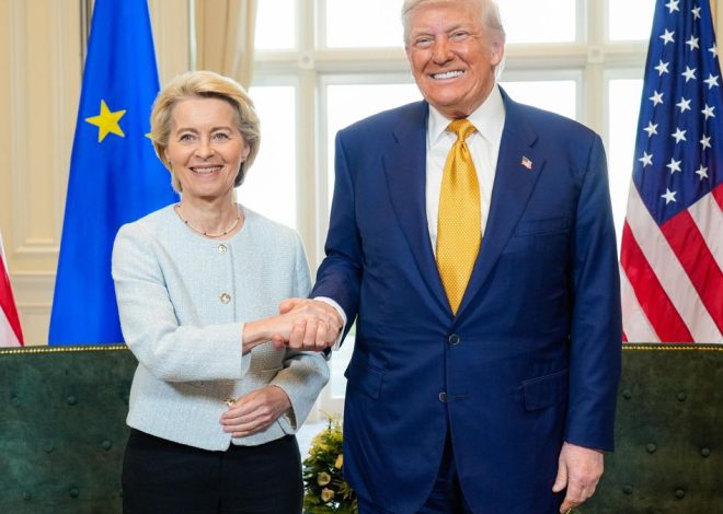 Trump amenaza a la UE con aranceles del 35% si no cumple con la inversión de 600.000 millones