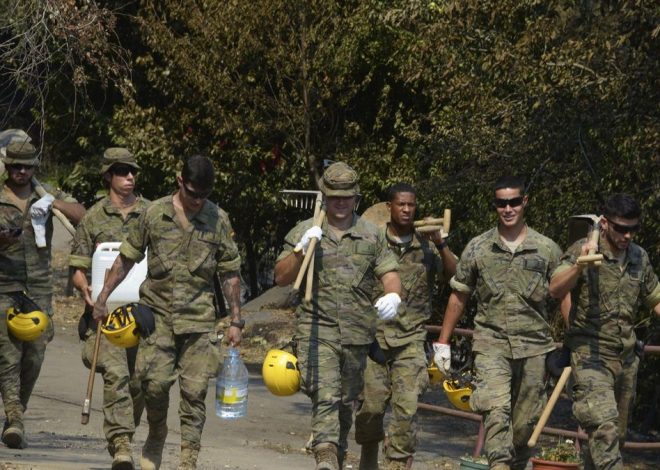 Heridos de gravedad dos militares en los incendios de Ourense tras chocar con su vehículo contra un camión de ganado