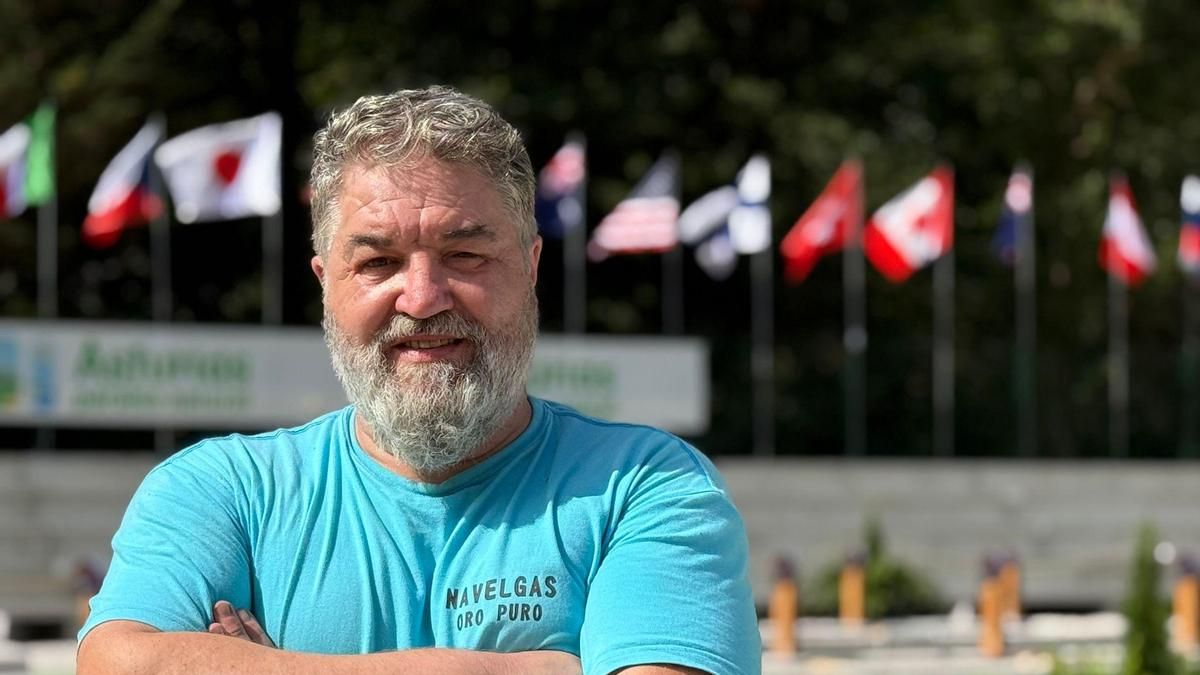 César Castaño forjó su sueño de oro desde su pueblo en Asturias: ser escultor de hierro