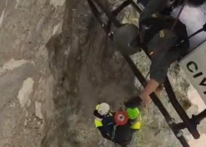 Dos especialistas de la Guardia Civil resultan heridos durante un rescate a dos escaladores en Benasque
