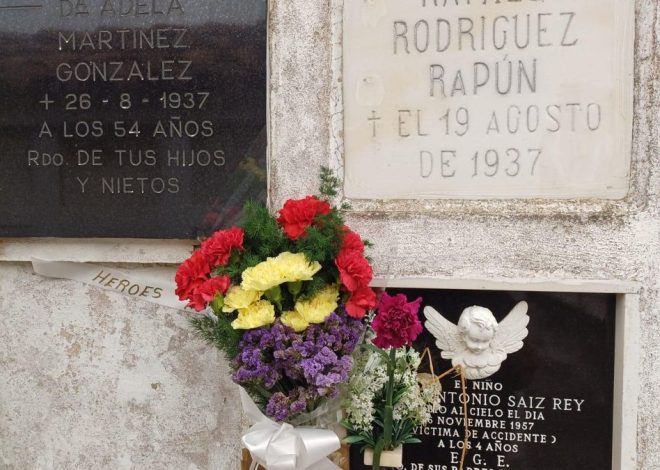 ¿Quién robó las flores a Rapún? Desaparece el ramo de la tumba del novio de Lorca en su aniversario