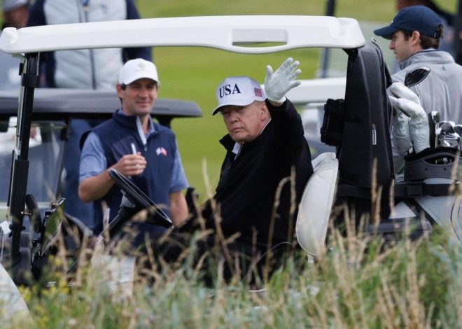 A Trump le molesta ver a personas sin hogar cuando va a jugar a golf y promete desalojarlas a todas de Washington DC
