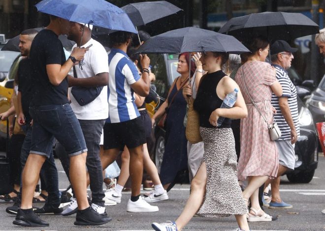 Una dana dejará este jueves lluvias intensas en Baleares, Cataluña y el Cantábrico oriental