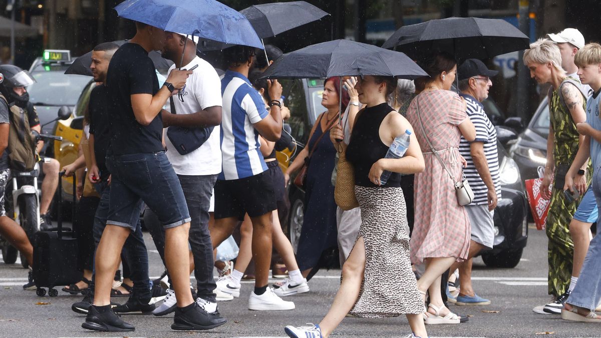 Una dana dejará este jueves lluvias intensas en Baleares, Cataluña y el Cantábrico oriental