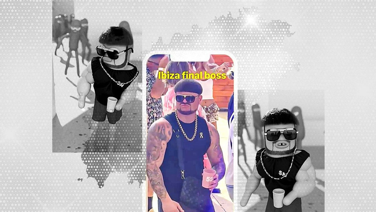 ‘The Ibiza final boss’, el joven británico que se ha hecho viral en TikTok por representar el turismo de borrachera