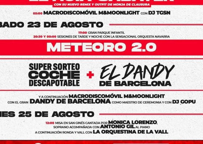 Polémica en Sesué, Huesca, tras contratar para sus fiestas al Dandy de Barcelona, conocido por sus opiniones ultras y machistas