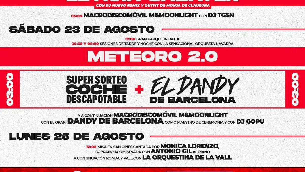 Polémica en Sesué, Huesca, tras contratar para sus fiestas al Dandy de Barcelona, conocido por sus opiniones ultras y machistas