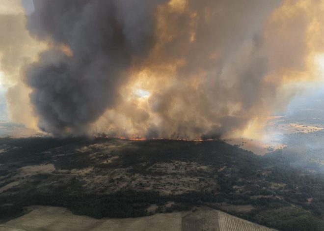 Zamora registra un incendio de gravedad que obliga a evacuar cuatro localidades
