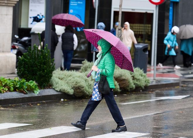 La Aemet anticipa un tiempo otoñal hasta el jueves y cambios de cara al fin de semana