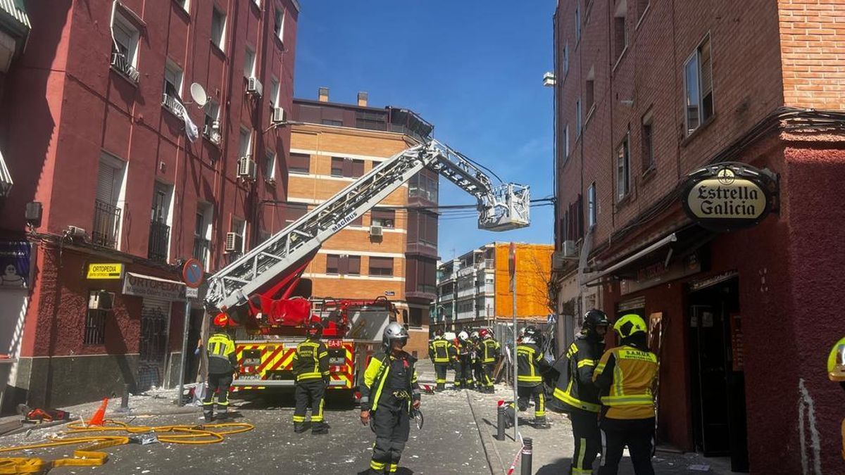 Una explosión en un bar de Madrid deja 21 heridos, tres de ellos de gravedad