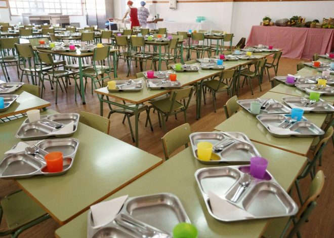 ¿Quién utiliza el comedor escolar? Melilla es el lugar con más pobreza y menos uso; en la rica Euskadi llegan al 80%