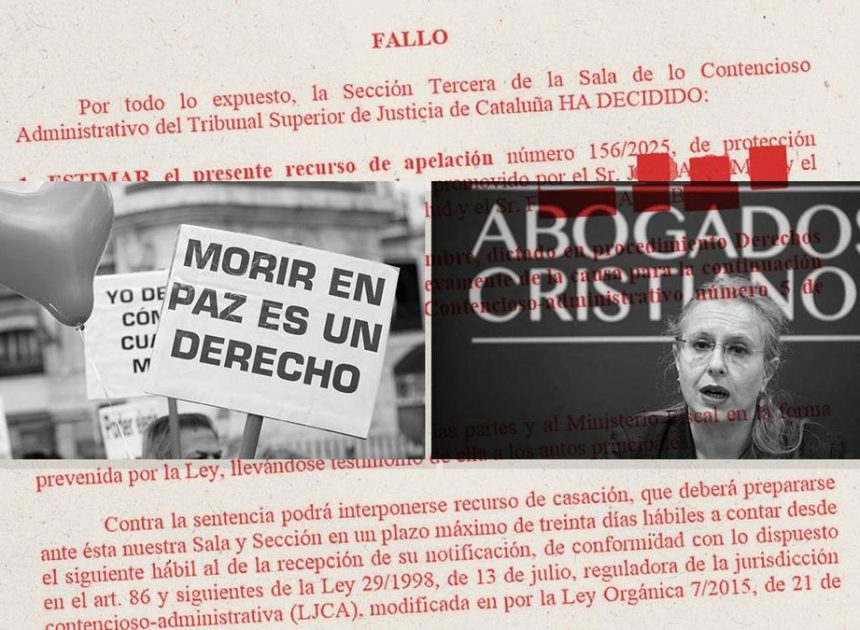 El TSJ catalán avala la eutanasia de la joven N. pero permite a su padre recurrirla y alargar su sufrimiento