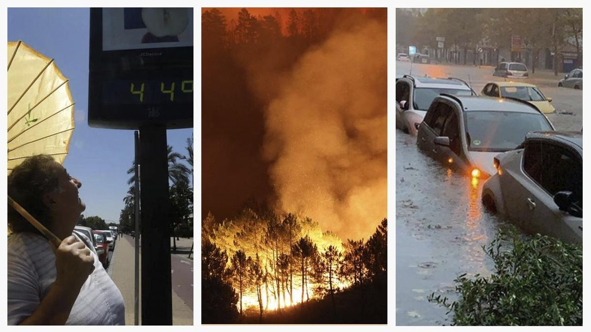 Del calor severo al fuego devastador y ahora las lluvias torrenciales: la crisis climática ya es lo normal en España