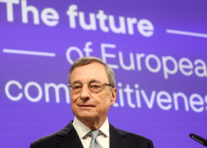Draghi avisa: «Europa se encuentra en una situación más difícil. Nuestro modelo de crecimiento se desvanece»