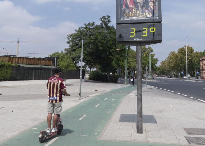 La Aemet prevé una semana con pocas lluvias y temperaturas bajas, que se dispararán el viernes