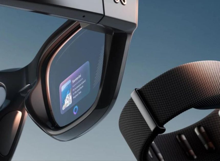 Meta rescata la idea de las Google Glass con unas gafas con pantalla y control por gestos a través de un brazalete