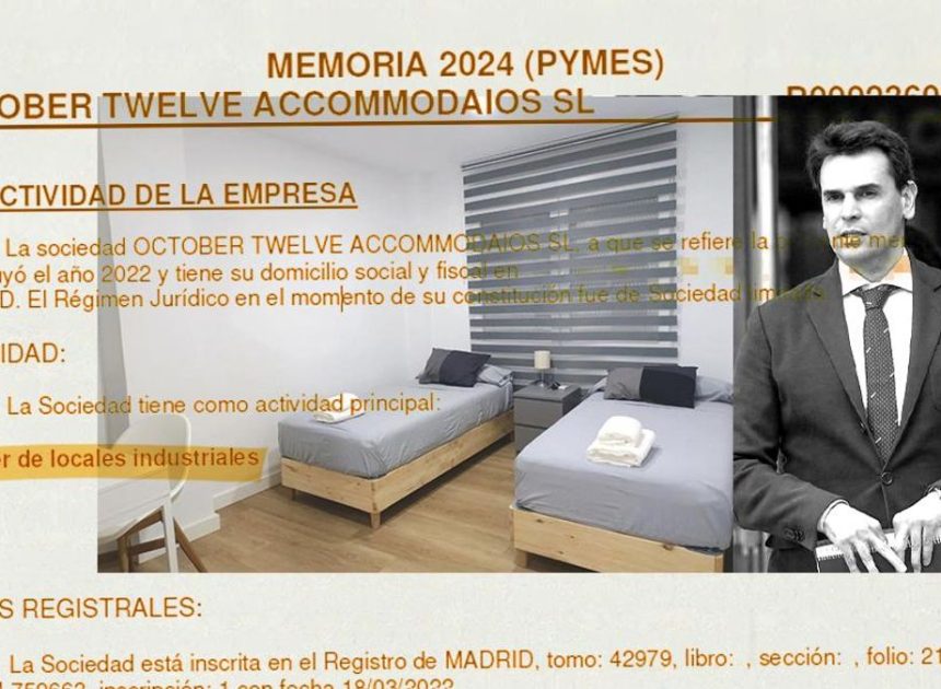 La pareja de Ayuso camufla como alquiler de locales industriales su negocio de alojamiento turístico