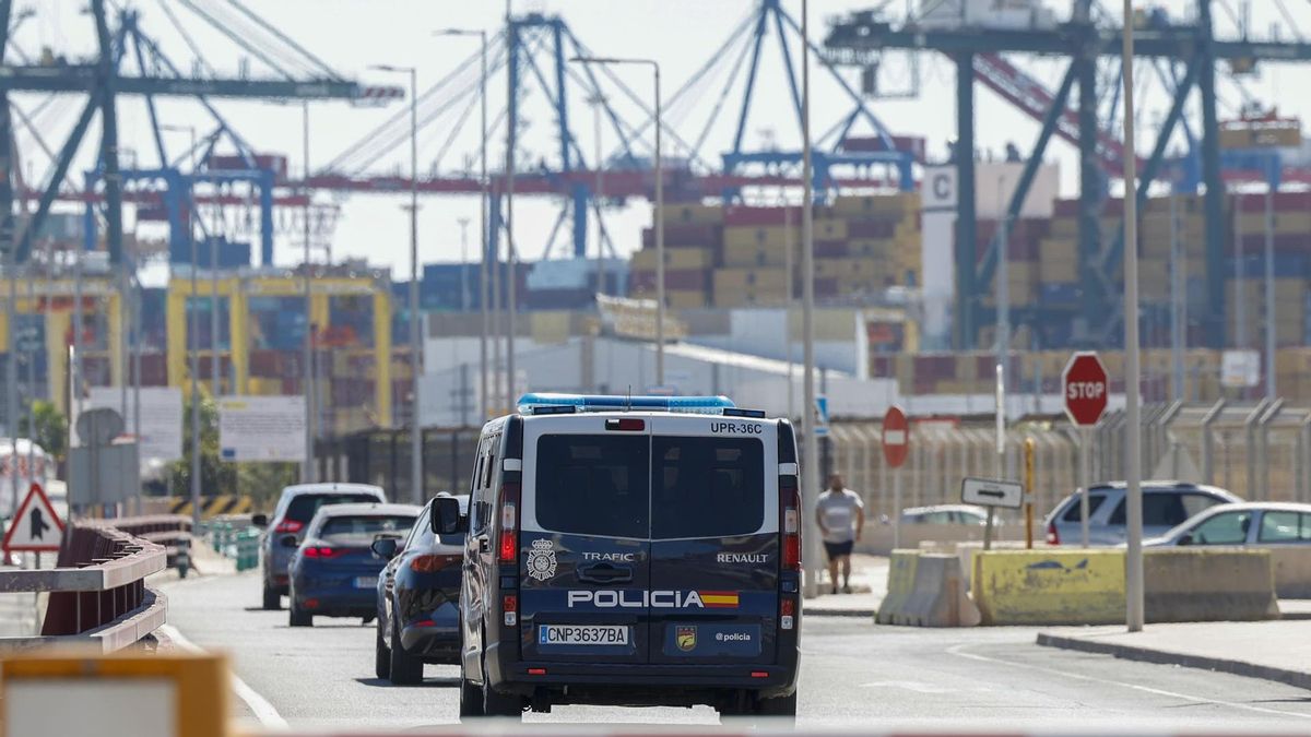 Detenidos dos líderes sindicales de los estibadores del Puerto de València en la ‘operación Spider’ contra el narcotráfico