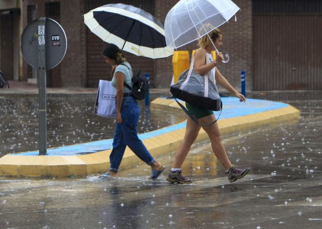 Septiembre arranca con lluvias en el norte y bajada generalizada de las temperaturas