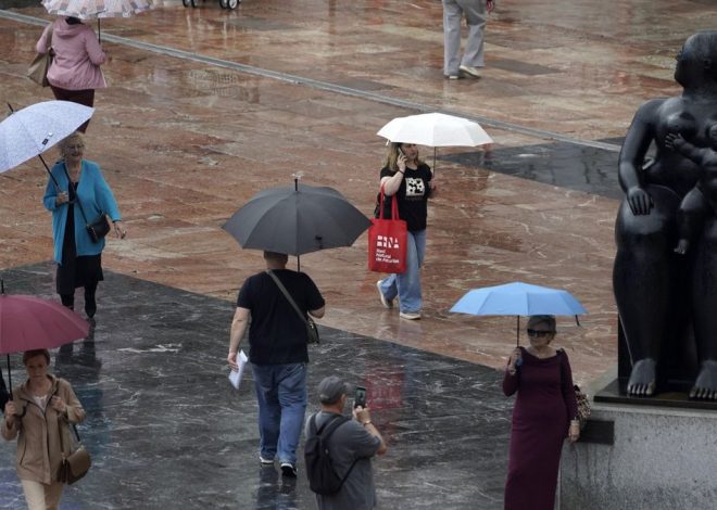 La Aemet advierte de lluvias fuertes en el Mediterráneo y activa avisos en dos comunidades