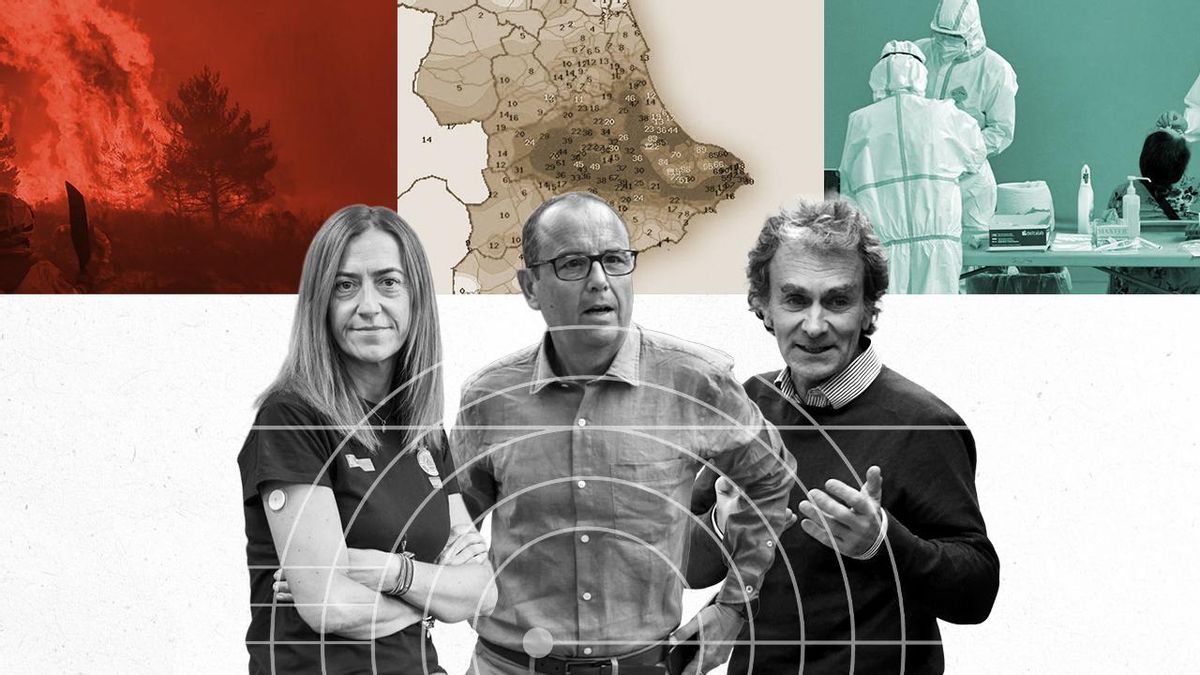 Portavoces de emergencias en la diana: misma estrategia con la Dana, los incendios y la pandemia