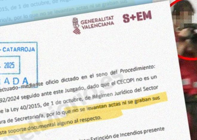 El Gobierno de Mazón dijo a la jueza de la dana que no existía “soporte documental” del Cecopi pese a tener una grabación