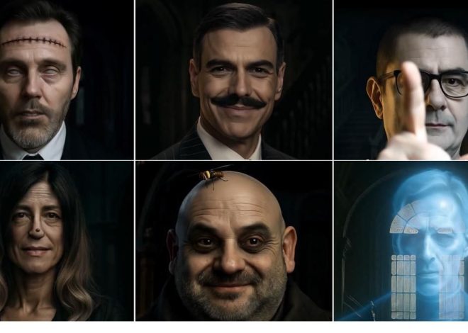 El PP convierte con IA a «la familia Sánchez» en los Addams por Halloween: «Tu pesadilla y cada día la de más gente»