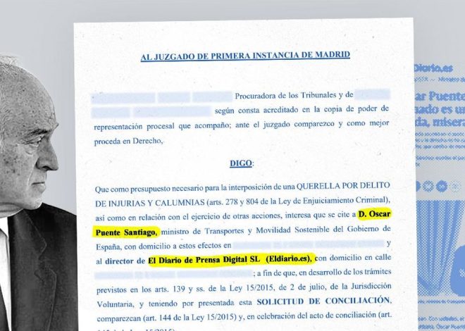 El juez Peinado amenaza a elDiario.es con una querella y exige 50.000 euros por una entrevista a Óscar Puente