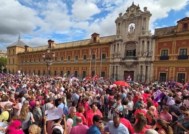 El Ayuntamiento del PP en Sevilla rebajó el éxito de la protesta por los cribados sin tener medios para calcular los asistentes