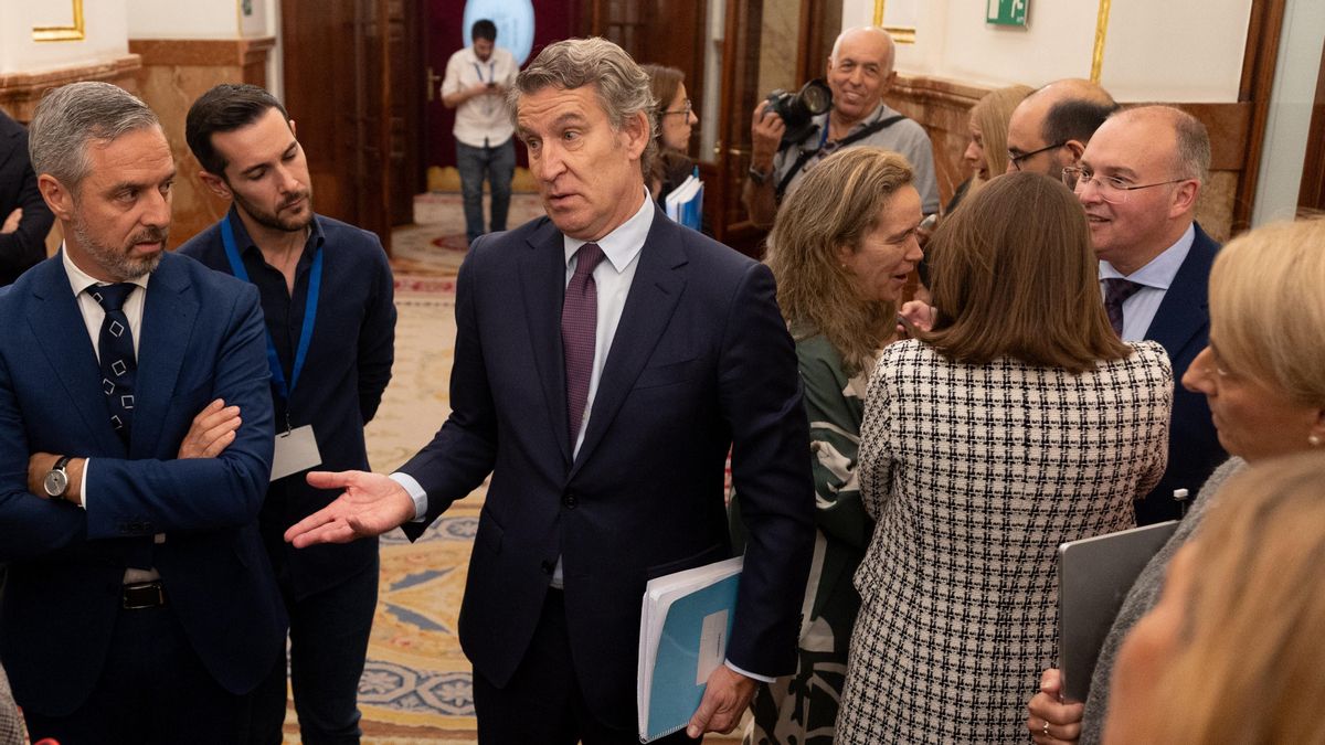 El PP extiende un velo sobre el fiasco de la sesión de control de Feijóo a Sánchez