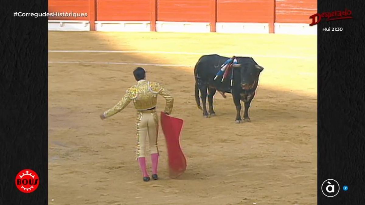 À Punt emite un programa de corridas de toros «históricas» mientras miles de personas se manifiestan contra Mazón un año después de la dana