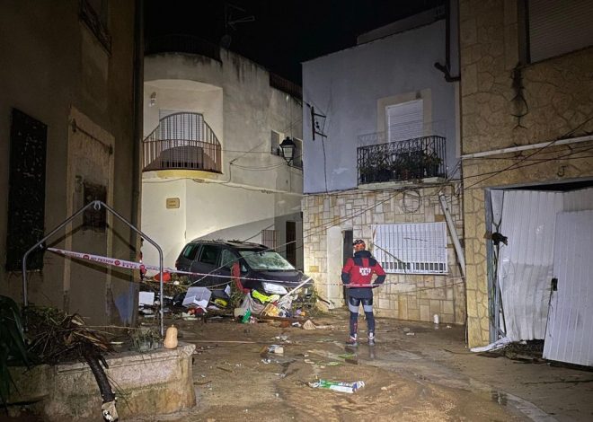 Pueblos inundados, más de 30 rescates y vecinos en pabellones por el paso de la dana Alice en el sur de Tarragona