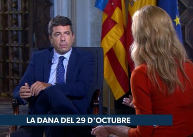 Mazón justifica su ausencia en las horas críticas de la dana con bulos sobre la actuación del socialista García Page