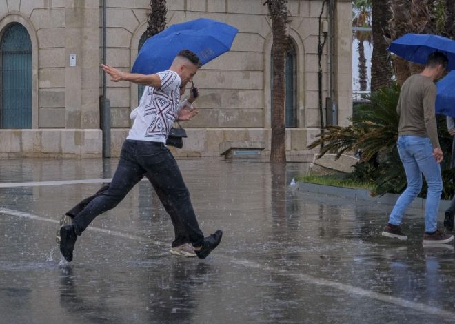 Viernes con más lluvias: la Aemet activa avisos por precipitaciones que afectarán a cuatro comunidades