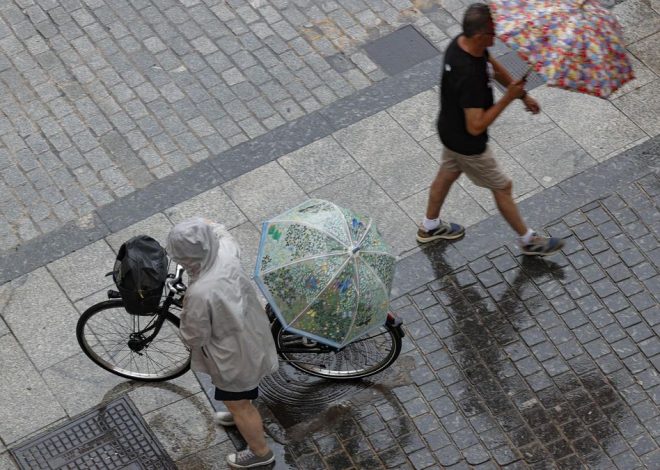 La lluvias por la dana Alice obligan a cortar carreteras e inunda bajos mientras la situación de complica en Alicante