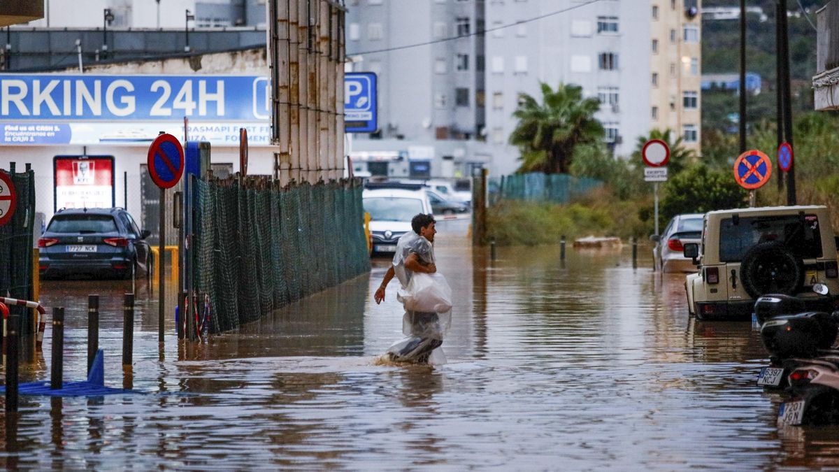 La alerta naranja por lluvias y tormentas continúa en Mallorca, Ibiza y Formentera por la DANA Alice