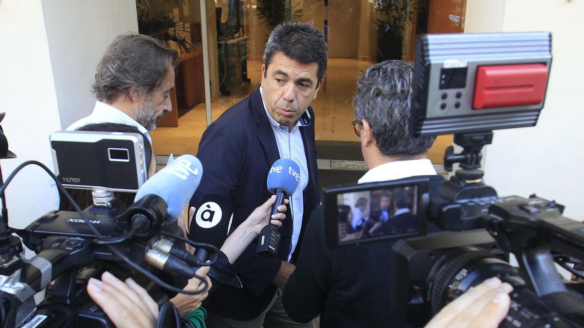 La jueza investiga las llamadas de Mazón del día de la dana