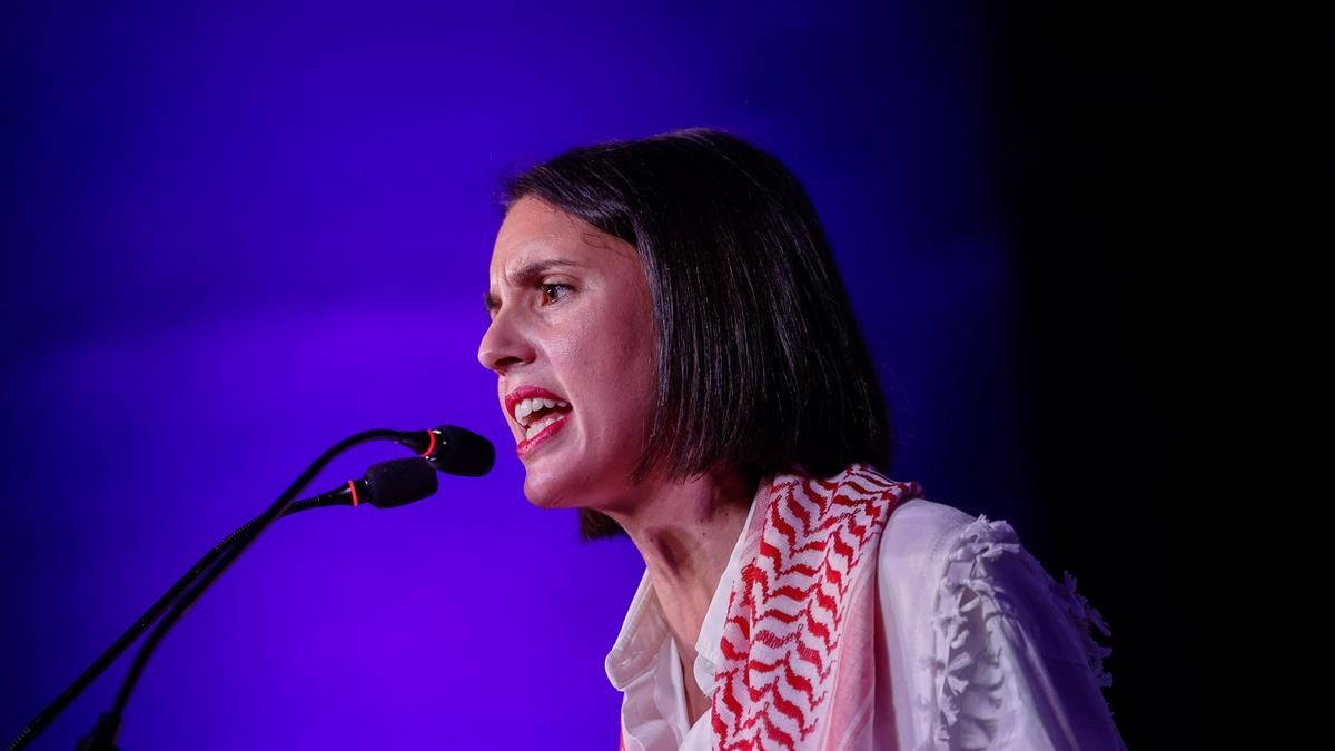 Irene Montero acusa al Gobierno de defender el incremento del 5% del gasto militar