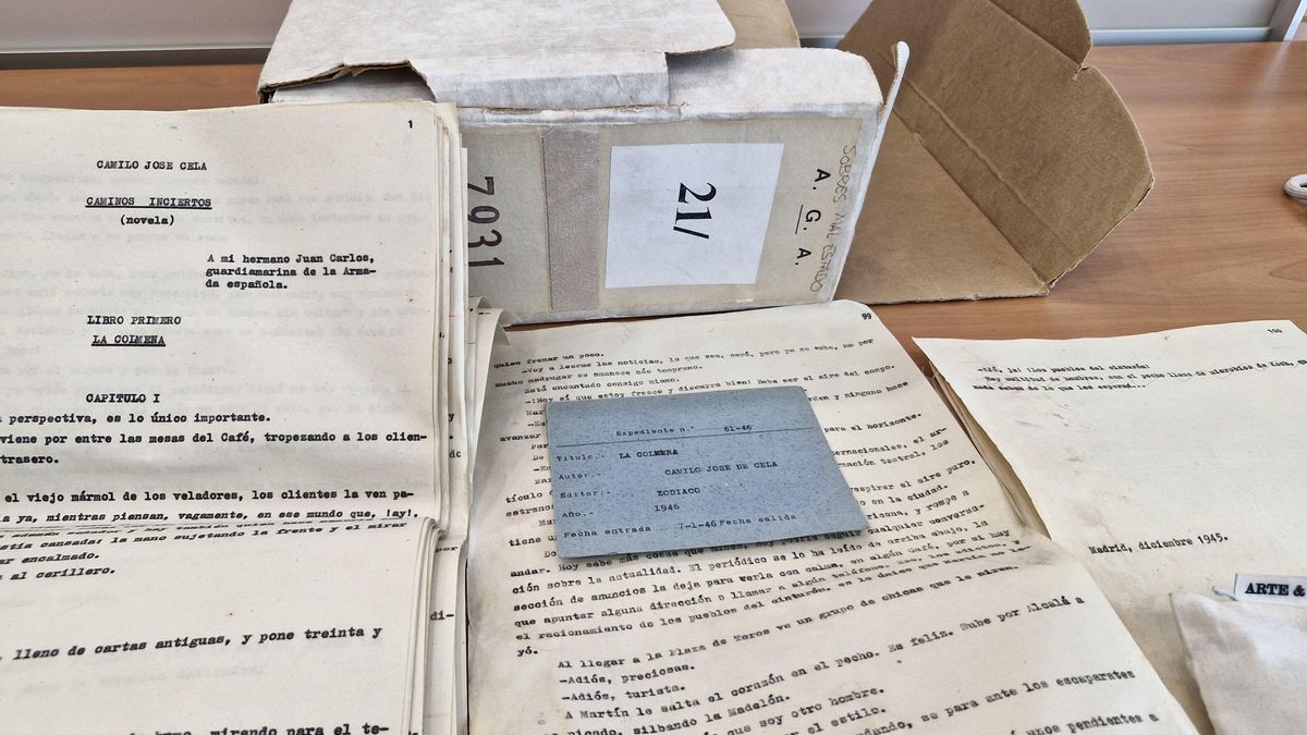 El original inédito de ‘La colmena’ que Cela envió a la censura en 1946 aparece en un archivo de Madrid