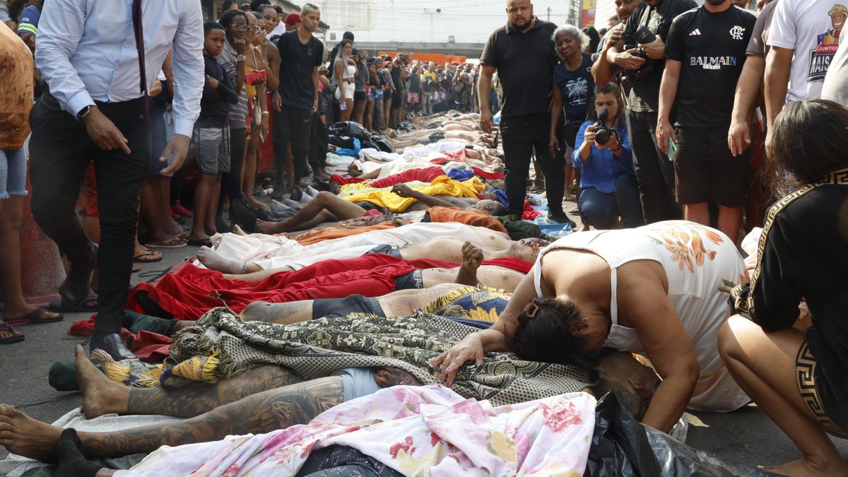 Al menos 132 muertos en la operación policial más letal de la historia de Río de Janeiro
