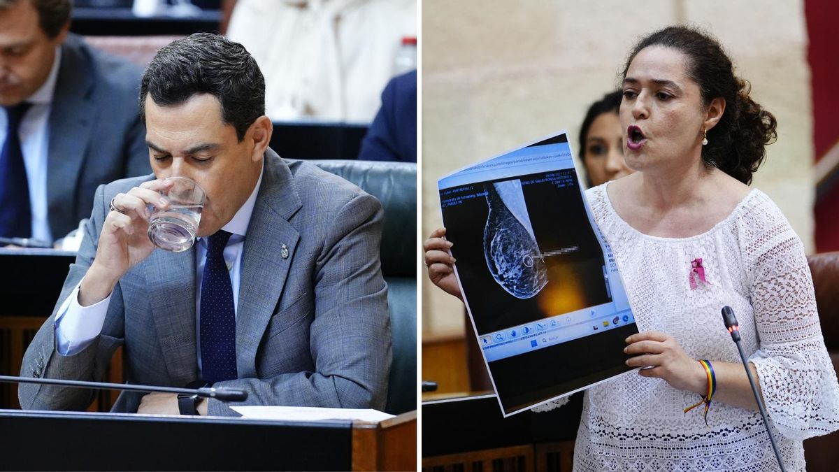 «La teta de Anabel» antes de la Oreja de Van Gogh: una mamografía en el Parlamento andaluz rompe el escudo de Moreno para la crisis de los cribados