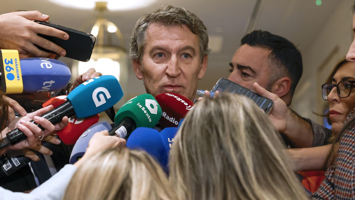 Feijóo evita responder sobre Mazón: «Tendrá que explicar todas las preguntas que le hagan en las Corts y el Congreso»